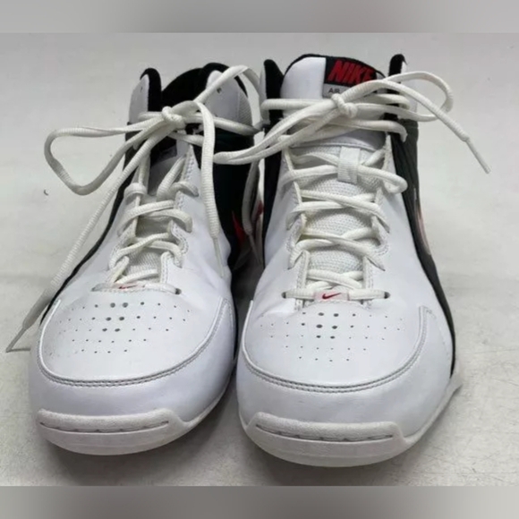 Nike Air Visi Pro Red White & Black Sneakers Size 9 Pre-owned Like New MSRP $119 - Picture 2 of 7